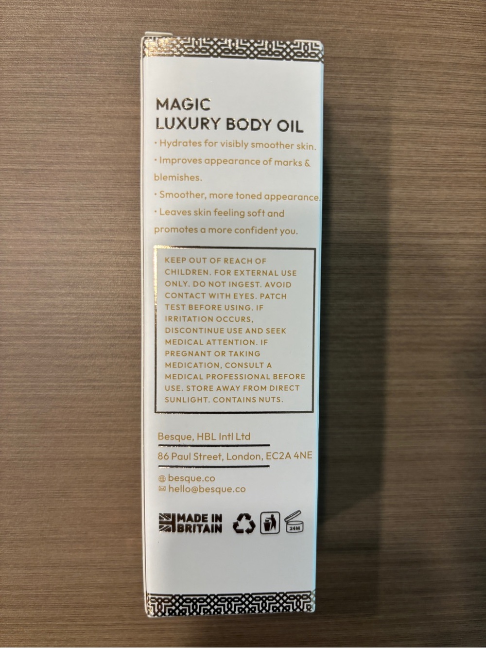 Besque Magic Luxury Body Oil - Unscented - Picture 4 of 5